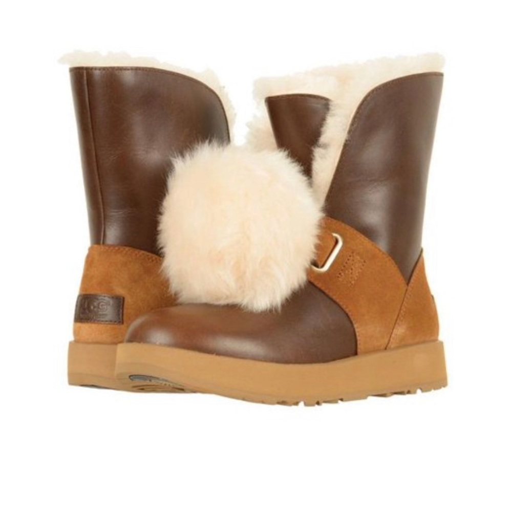 Ugg leather booties